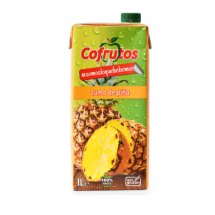 Néctar de  piña, 1L, COFRUTOS, sin azucar.