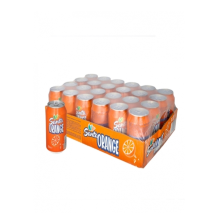 caja de refresco de naranja 330 ml x 24
