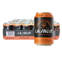 Cerveza Lager La Salve, 24x330 ml