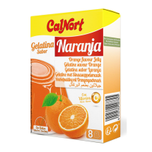 Gelatina sabor naranja, 170 g (2 U)