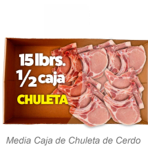 Media Caja de bistec de Cerdo