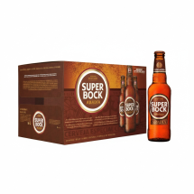 Caja de cerveza ABADIA, SUPER BOCK, 24 x 330ml