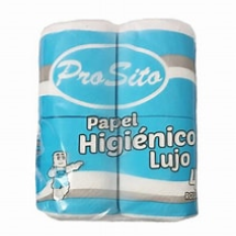 Papel Higienico Lujo 20mt H/D PqteX4Rollos