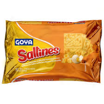Galletas Goya Saltines con sabor artificial a Queso y Mantequilla 