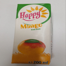 FRUIT DRINK MANGO TETRA 194ML HAPPY