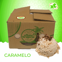 Caja de 4 L de helado Caramelo