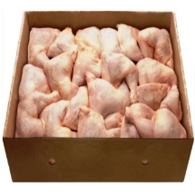 Caja de cuartos de pollo, 15 kg