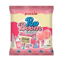 Pop boom peccin 408g fresa (chupa chupa) 24und