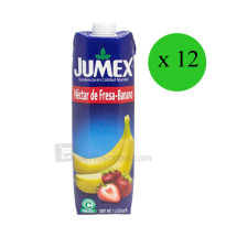 Néctar de fresa plátano 12 x 1 L 