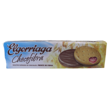 GALLETA CHOCOFIBRA BAÑADA EN CHOCO ELGORRIAGA 150G