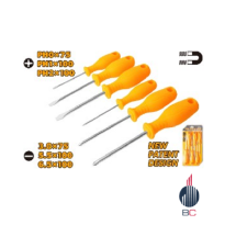 Juego de destornilladores de 6 piezas