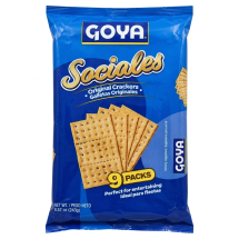 Galletas Originales Sociales  paquete  8.57 Oz marca Goya 