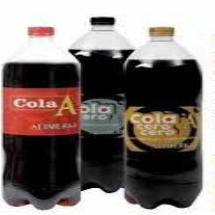 Refresco de cola cero azúcar botella 2L /6U