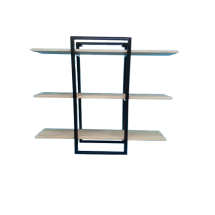 Estante para pared DF5 negro