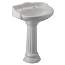 Lavamanos con pedestal, 