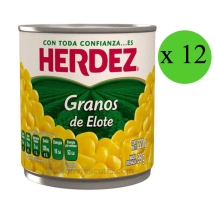 Kit 12 unidades de 400 gr maíz Herdez