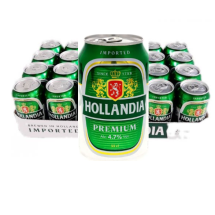 24x330ml- Cerveza HOLLANDIA lata.