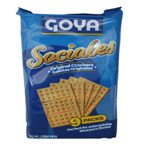 GALLETAS ORIGINALES SOCIALES, PAQUETE 8.57 OZ, MARCA GOYA