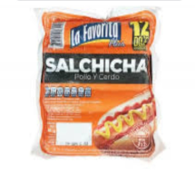Salchicha pollo-cerdo 480g