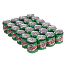 24 latas de 355ml, Cerveza Cristal.