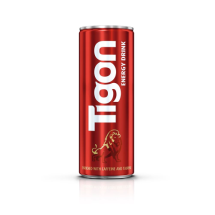 60 unidades de 250 ml cada una de  Bebida energizante Tigon. 