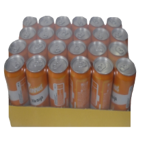 Refresco de naranja, 24 latas de 330ml