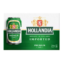 24x330 ml-Cerveza HOLLANDIA