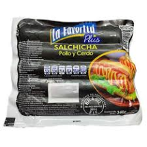 Salchicha de Cerdo-Pollo 340 grs LA FAVO 