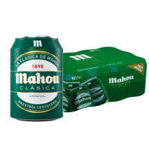Cerveza Mahou Clásica, 12U - 330 ml