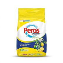 EXP PEROS 3 KG DETERGENTE EN POLVO LIMON 