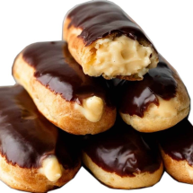 Eclairs 10 unidades 7 cm x unidad