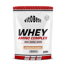 Suplemento de proteínas, sabor chocolate blanco, 500 g
