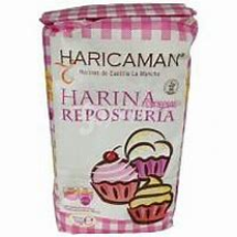 HARINA DE TRIGO PARA REPOSTER═A  HARICAMAN BOLSA 1 KG 1X10