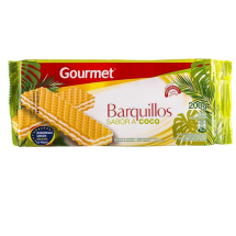 Galleta Gourmet Barquillo Coco 200G