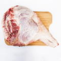 Pierna de cerdo fresca con hueso, 8 a 9 kg