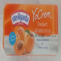 POSTRE LACTEO ALBARICOQUE, YOCREM 2X100GR   M/STERILGARDA