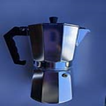 ) CAFETERA DE 6 TAZAS ALUMINIO METALICO M/CHEFLY