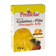 Gelatina sabor piña,170g