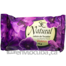 75 g-Jabón de tocador Natural violeta 