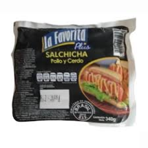 Salchicha de Cerdo-Pollo 408 grs LA FAVOR