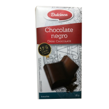 75 g-Tableta chocolate negro 