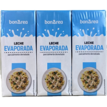 Pack 3ud- Leche evaporada Bonarea  200 ml c/u