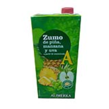 1 L-Zumo piña-uva-manzana