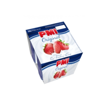 Yogurt Fresa 4 unidades - marca pmi producto de espaÃ±a 4x 120 gr