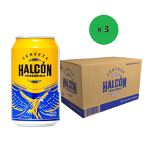 Combo de tres cajas de Cerveza Halcon Peregrino