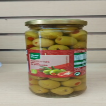 HIPERDINO ACEITUNA R/PIMIENTO 198 GR