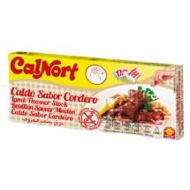 Caldo con sabor a cordero CALNORT, 12 pastillas.