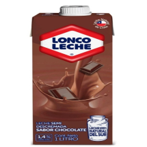 Leche semidescremada con cacao, 1L