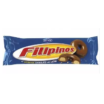 Aros de chocolate con leche Filipinos, 128 gr.