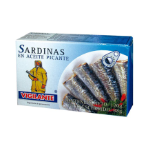 Sardinas en Aceite, 6 x 120 g